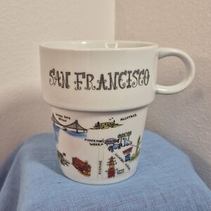 World Market San Francisco Stacking City Ceramic Coffee Mug 10 oz
